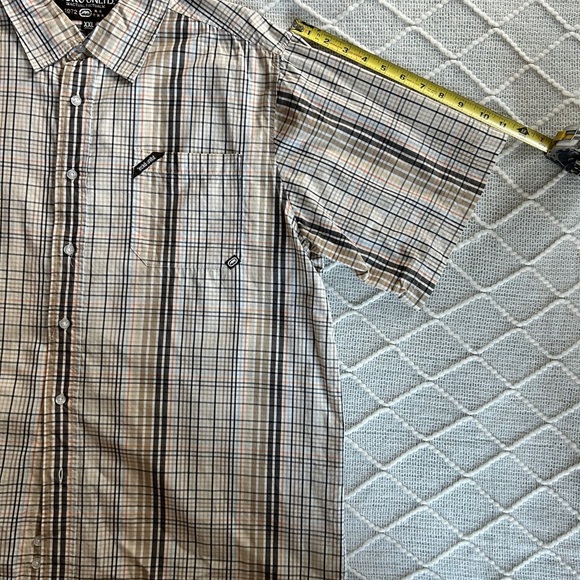 ECKO Unltd Men’s Vintage Y2K 2000’s button down plaid short sleeve shirt. XXL - Picture 7 of 10